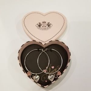 Juicy Couture hoop earings